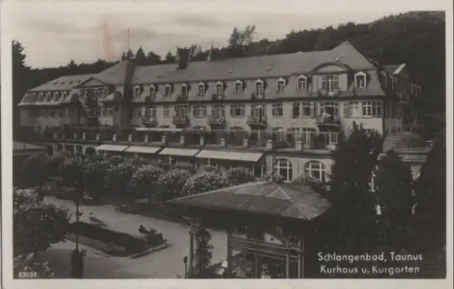 Schlangenbad - Kurhaus und Kurgarten - ca. 1950