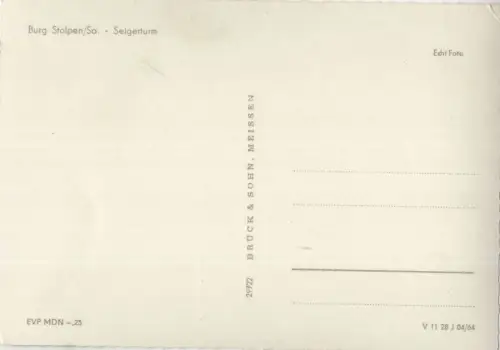 Stolpen - Seigerturm