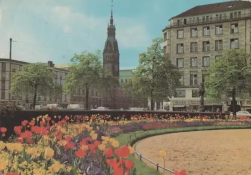 Hamburg - Jungfernstieg u. Rathaus - 1969