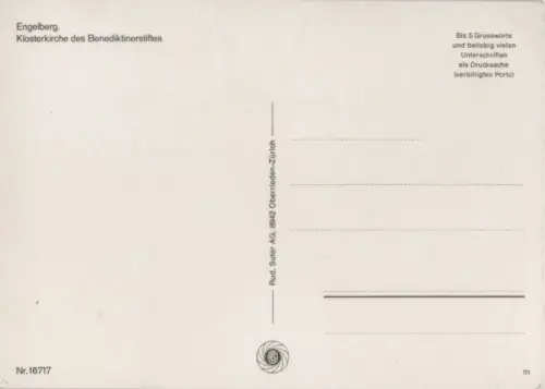 Schweiz - Engelberg - Schweiz - Klosterkirche