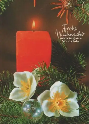 Frohe Weihnacht Kerze