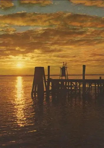 Elbe - Sonnenuntergang - 1971