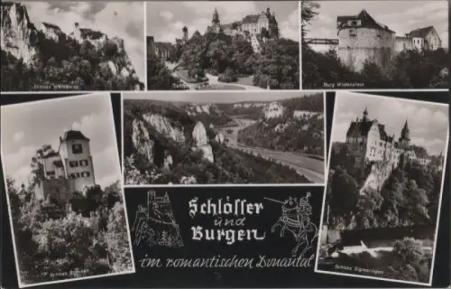 Donau - Schlösser und Burgen, u.a. Bronnen - ca. 1960