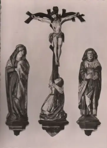 Fulda - Michaeliskirche, Gotisches Kreuz - ca. 1965