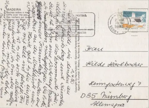 Portugal - Madeira - Portugal - Rochas sobre