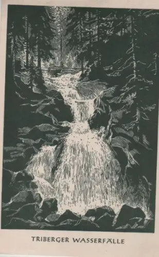 Triberg - Deutschlands größte Wasserfälle - ca. 1955