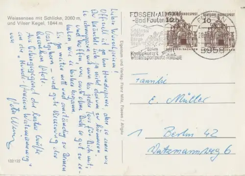 Füssen-Weißensee - mit Schlicke