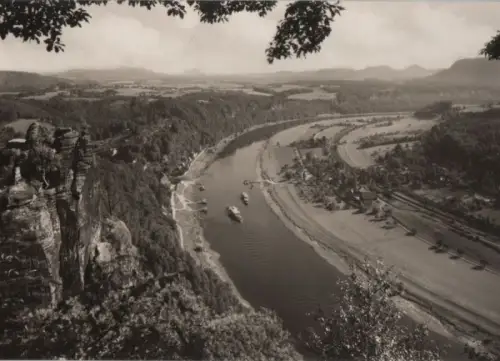 Sächsische Schweiz - Basteiblick - 1973
