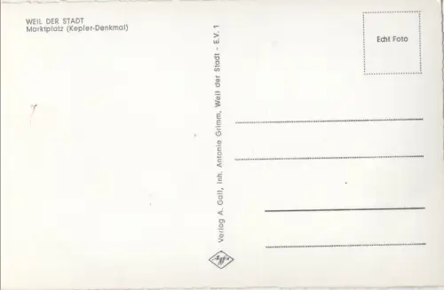 Weil der Stadt - Marktplatz