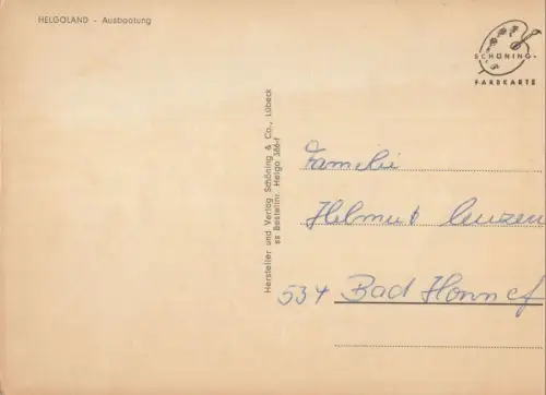 Helgoland - Ausbootung