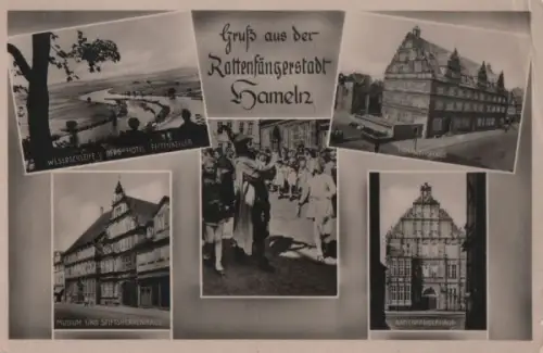 Hameln - u.a. Stiftsherrenhaus - ca. 1955