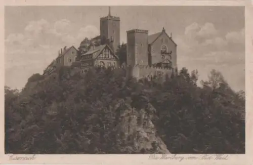Eisenach - Wartburg von Südwest - ca. 1935
