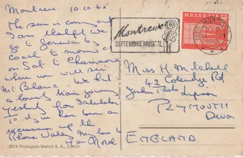 Schweiz - Montreux - Schweiz - 4 Bilder