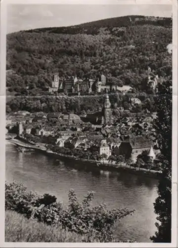 Heidelberg - Aussichtspunkt am Neckar - ca. 1965