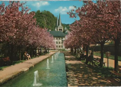 Berchtesgaden - Kurgarten mit Stiftskirche - 1981