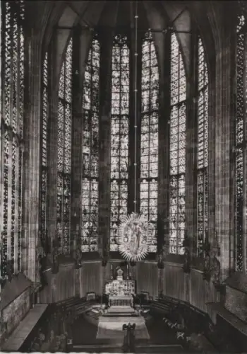 Aachen - Chor mit Strahelnmadonna - 1960