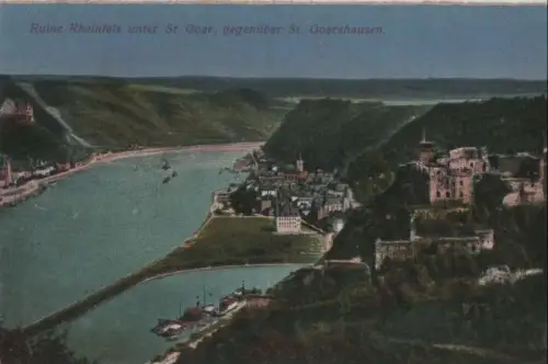 St. Goar, Burg Rheinfels - ca. 1920