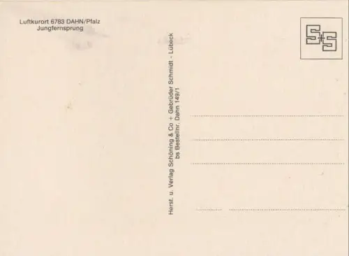 Dahn - Jungfernsprung