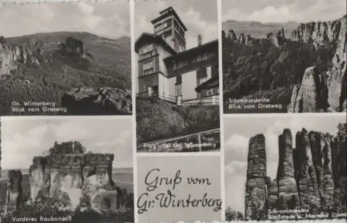 Sächsische Schweiz - Blick von Gr. Winterberg