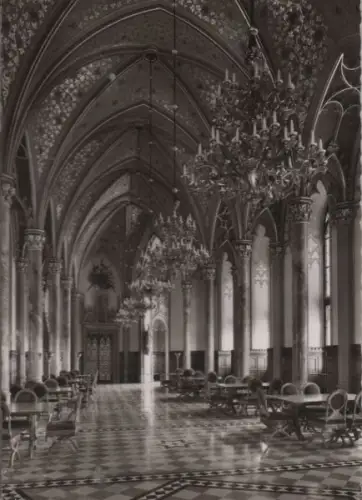 Burg Hohenzollern bei Bisingen - Grafensaal - 1960