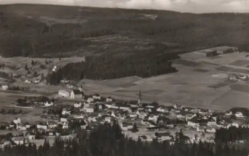 Bischofsgrün - Blick vom Ochsenkopf - ca. 1965