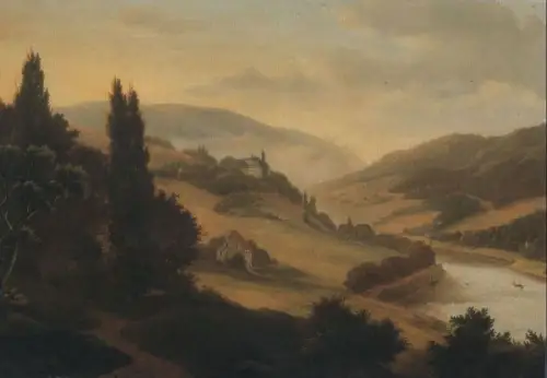 Heidelberg - Ölgemälde Stift Neuburg - 1999