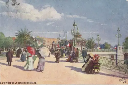 Frankreich - Nizza - Frankreich - Entree de la Jetee Promenade