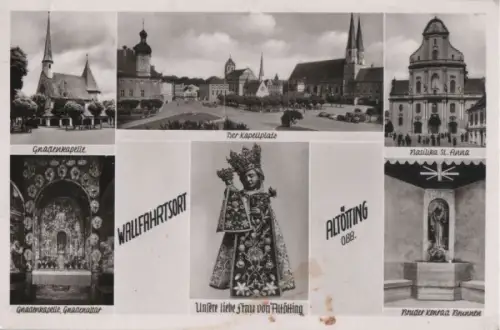 Altötting - u.a. Der Kapellplatz - 1951