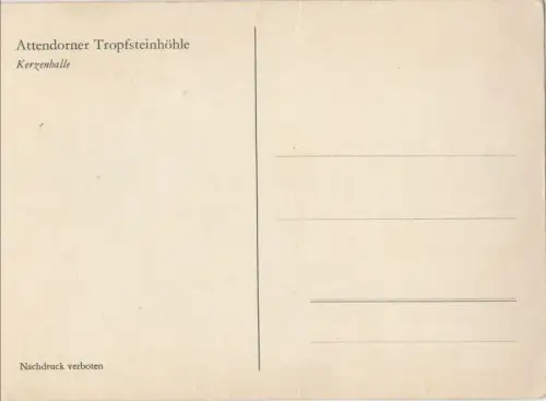Attendorn - Tropfsteinhöhle