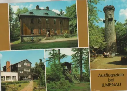 Ilmenau - Ausflugsziele, u.a. Kickelhahnturm - ca. 1985