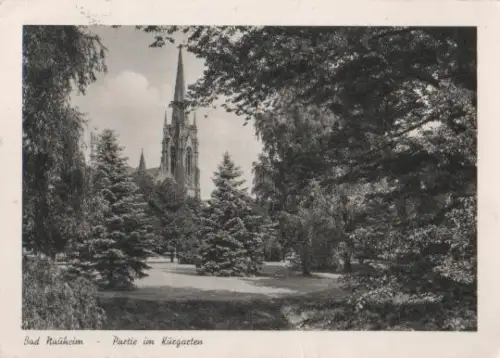 Bad Nauheim - Partie im Kurgarten - 1958
