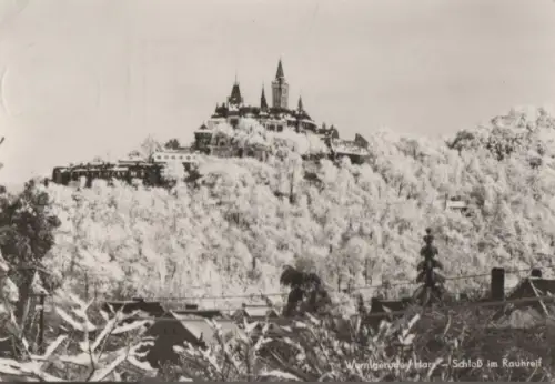 Wernigerode - Schloß im Rauhreif - 1979