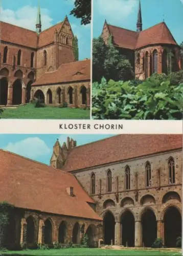 Chorin - Kloster, u.a. Innenhof mit östlichem Kreuzgang - 1980