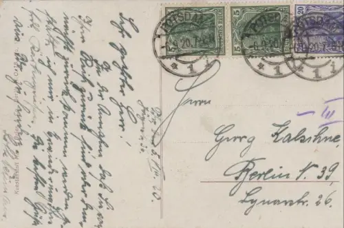 Potsdam - Stadtschloss mit Neptunsteich