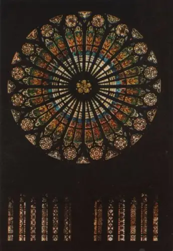 Frankreich - Frankreich - Strasbourg - La Rosace de la Cathedrale - ca. 1980
