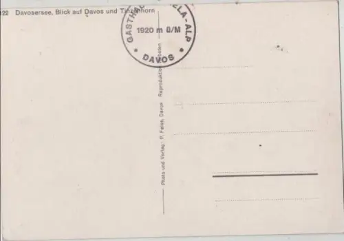 Schweiz - Davos - Schweiz - Davosersee