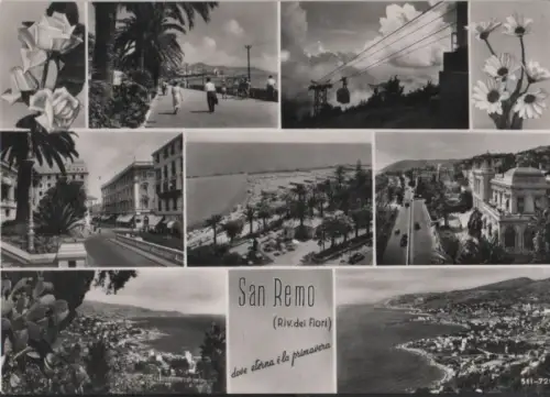 Italien - Italien - Sanremo - San Remo - mit 7 Bildern - ca. 1955