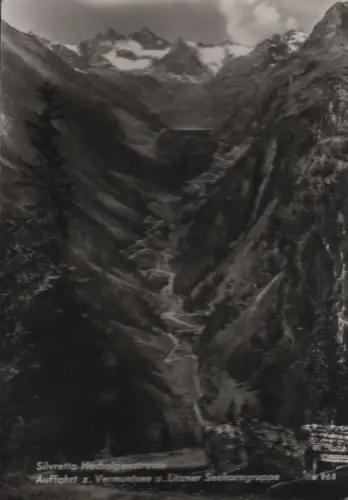 Österreich - Österreich - Silvrettastraße - Auffahrt zum Vermuntsee - 1955