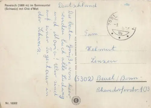 Schweiz - Samnaun - Schweiz - Raveisch