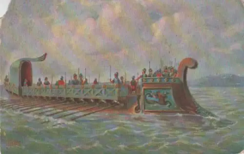 Marine-Galerie - Römische Kriegsgaleere - ca. 1940