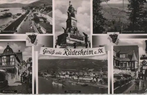 Rüdesheim - u.a. Rheinstraße - 1956
