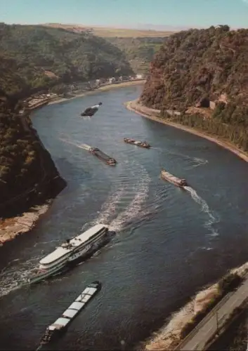 Loreley - und viele Schiffe - ca. 1980