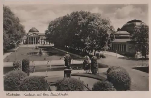 Wiesbaden - Kurhaus m. Staatstheater - 1951