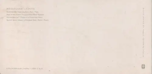 Leipzig - Oper von hinten