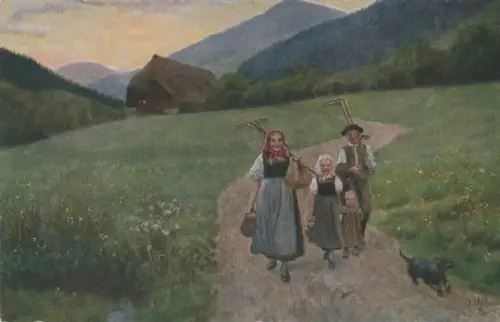 Auf dem Heimweg - ca. 1945