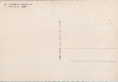 Schweiz - Rheinfall - Schweiz - bei Neuhausen