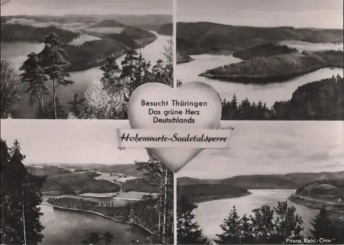 Hohenwarte-Stausee - mit 4 Bildern - 1963