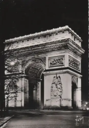 Frankreich - Frankreich - Paris - La Nuit, Arc de Triomphe - 1964