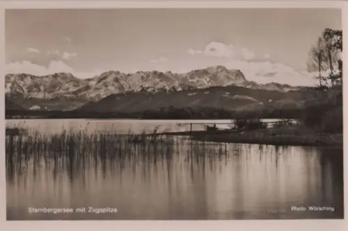 Starnberger See - mit Zugspitze - ca. 1955