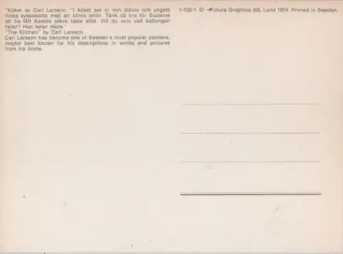 Carl Larsson The Kitchen